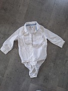 Biała koszula body roczek, chrzciny rozm. 80 cm