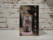 Miniaturowy domek w akrylowej tubie PAŁAC KSIĘŻNICZKI DIY LED 3D