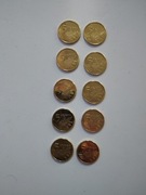 5 groszy z woreczka menniczego z 2025 roku 10 sztuk 