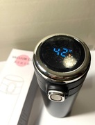 Termos próżniowy z wyświetlaczem temperatury LED Vacuum Cup | Nowy | Czarny