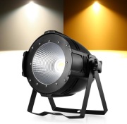 Światło sceniczne COB Par 100 W, zimne/ciepłe biał