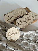 ZESTAW DREWNIANYCH TABLICZEK DO ZDJĘĆ