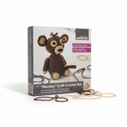 Zestaw Kreatywny Crelando Małpka Szydełkowanie DIY Amigurumi Prezent