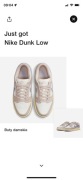 Nike dunk low pink oxford