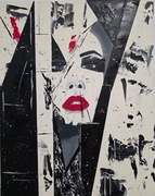 Zimna krew obraz ręcznie malowany 40x50 cm -% na Święta 