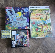 Puzzle 1000 używane Star Wars Impossipuzzle etc.