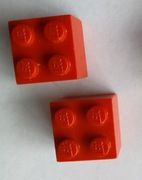 LEGO KLOCEK 3003 KOSTKA 2X2 CZERWONY - 2 SZTUKI