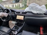 Skoda Superb 2018 deska rodzielcza + poduszki