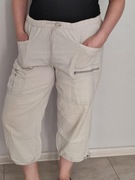 Bawełniane spodnie na lato 7/8 beż Marc Lauge 40 / L