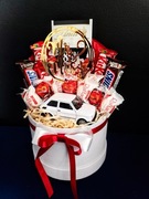 Box ze słodyczami batonami Raffaello mars urodziny ślub osiemnastka