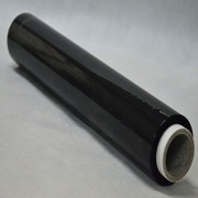 Folia Stretch 3kg netto czarna mocna kryjąca