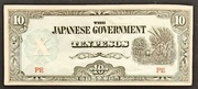 Banknot ,Filipiny 10 peso - okupacja Japońska