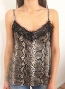 Top damski bluzka wężowy print rozmiar S