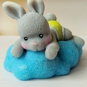 Zająć na chmurze Mydełko RĘCZNIE Robione Prezent dla Dzieci 