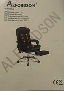 Alfordson ergonomiczny fotel biurowy z funkcją masażu