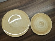 Zara Home Made in Portugal 2 talerze ceramiczne 27 cm i 23 cm.