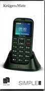 Telefon komórkowy dla seniora Kruger&Matz KM 0921