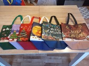 Torba na zakupy świąteczna. Duża ilość,w razie wzoru proszę pisać 