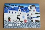 Magnes ceramiczny na lodówkę  Grecja Grece Samos(2)