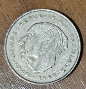 Niemcy RFN 2 marki 1971 J Teodor Heuss