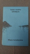 Mapa turystyczna Szlak wodny Drwęca 1984 