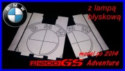 BMW R1200GS ADV LC K51 po 2014 naklejki odblaskowe na kufry 