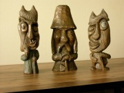 RZEŹBY MARIANA HESSA autora LEGENDY BIESZCZAD +KSIĄZKI