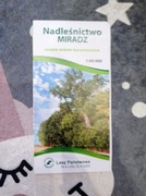 Nadleśnictwo Miradz mapa 