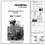 Schaffer 900T 930T Service Manual Instrukcja operatorsko serwisowa schematy