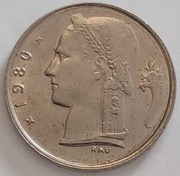 1 frank 1980 r. Belgia