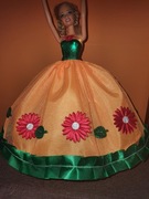 Suknia ,ubranko dla lalki barbie