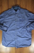 Koszula Waldbusch r. 45/46 comfort fit niebieska w paski bawełniana męska 