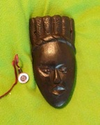 Maska duchowa Yoruba, Nigeria 1972 – duch ochronny rodu, drewno lingue