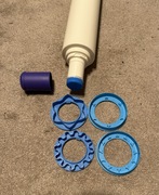 Wałek firmy Tupperware + foremki