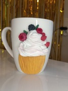 Kubek z dekoracją muffin