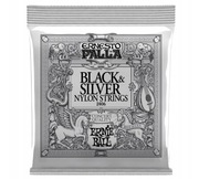 Ernie Ball 2406 Struny do gitary klasycznej 28-42 Black&silver