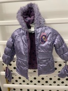 Disney fairies 3 latka zimowa b. ciepla kurtka 98 