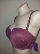 Biustonosz z fiszbiną Lascana - bordowy 70E