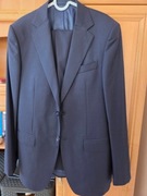 Garnitur granatowy firmy Albione 100 % wełna gatunek 140 S  na 176/180 cm