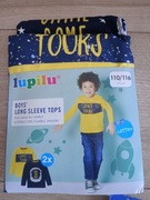 2 pak bawełnianych bluzek dla chłopca rozmiar 110/116