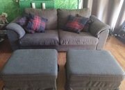 Sofa TIDAFORS Ikea + podnóżki EKTORP