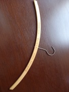 Wieszak drewniany sygnowany firmowy niemiecki 