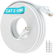 Kabel Ethernet Biały, Kabel Sieciowy Cat 6 10m