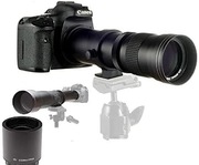 JINTU 420-1600 mm f/8,3 ręczny teleobiektyw z zoomem do Canon