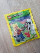 LEGO Minecraft minifigurki min190 Hero + min011 Skeleton