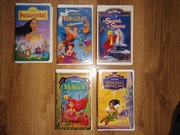 5 bajek dla dzieci Walt Disney VHS język angielski