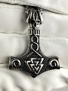 NOWY Naszyjnik męski nordycki topór nordic viking thor