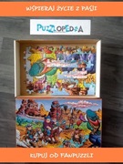 puzzle 160 kajko i kokosz dziki zachód kompletne ułożone