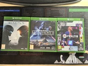 Xbox One 3 gry stan bdb S.T.Battlefront II, Halo 5, FIFA 21