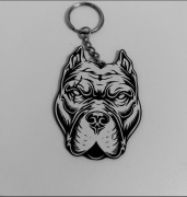 Breloczek do kluczy bulterier, pitbull, amstaff